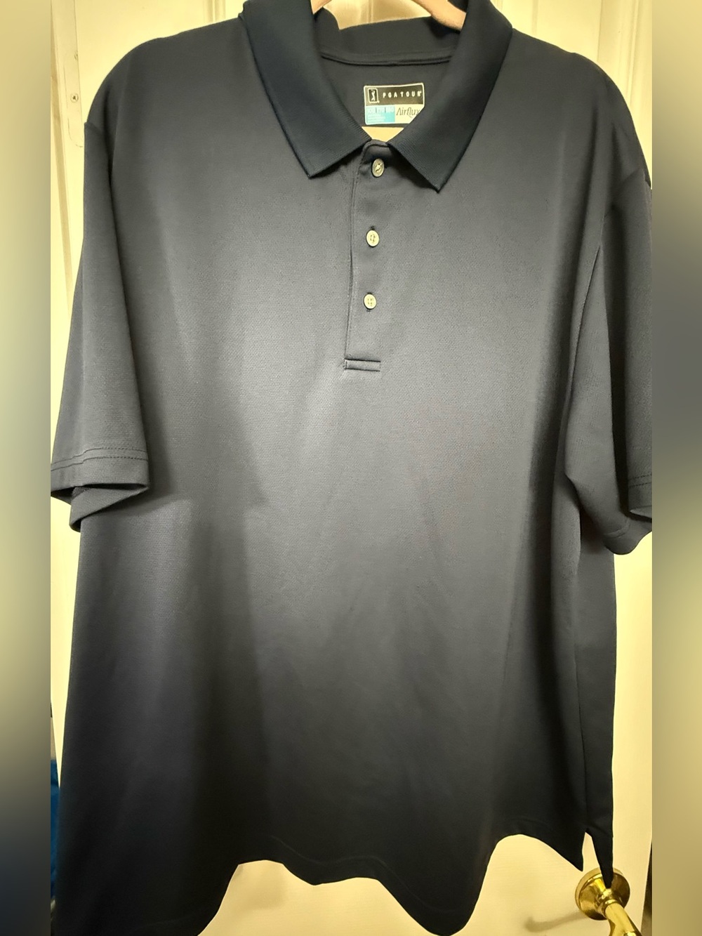 PGA Tour Men's Navy Blue Performance Polo XXL (0210)